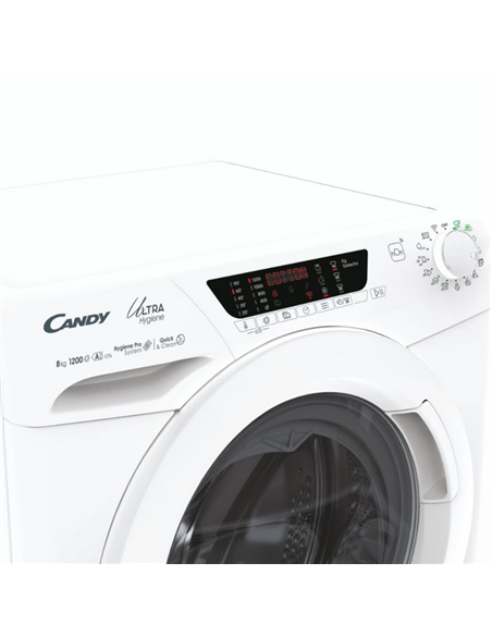 Mașină de spălat Candy HE 1284TWM6/1-S, 8kg, Alb