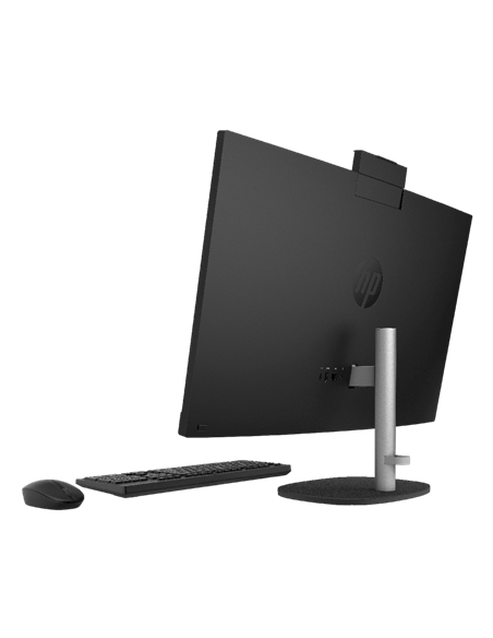 Computer All-in-One HP 27-cr0043ci, 27", AMD Ryzen 7 7730U, 16GB/512GB, FreeDOS, Negru
