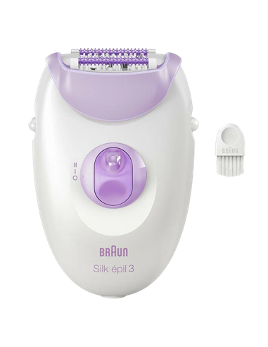 Эпилятор Braun SE3000, Белый | Фиолетовый