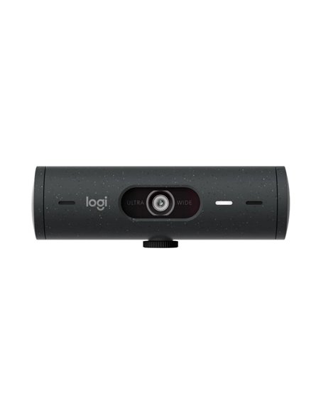 Cameră Web Logitech BRIO 500, Full-HD 1080P, Gri