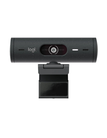 Cameră Web Logitech BRIO 500, Full-HD 1080P, Gri