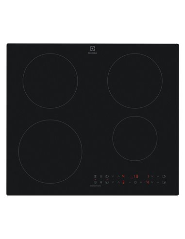 Plită cu inducție Electrolux EIT60433CT, Negru