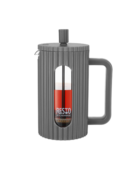 Cafetiera French Press RESTO 90534, 0,6L, Gri inchis