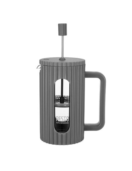Cafetiera French Press RESTO 90534, 0,6L, Gri inchis