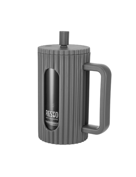 Cafetiera French Press RESTO 90534, 0,6L, Gri inchis
