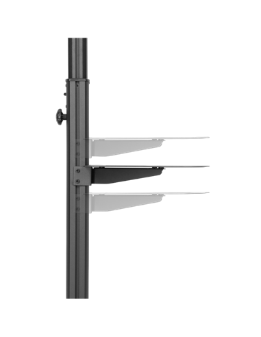 Suport pentru TV pe picior Reflecta TV Stand 65P-Shelf, 23197, Negru