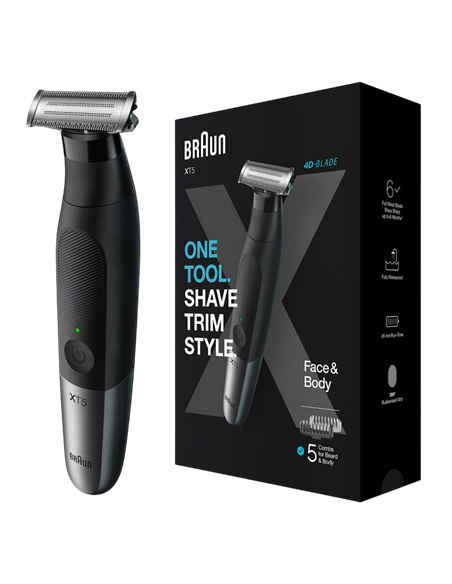Мужской Триммер Braun Series X XT5100, Чёрный