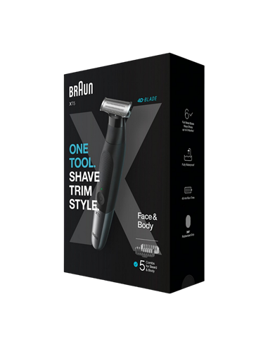 Мужской Триммер Braun Series X XT5100, Чёрный