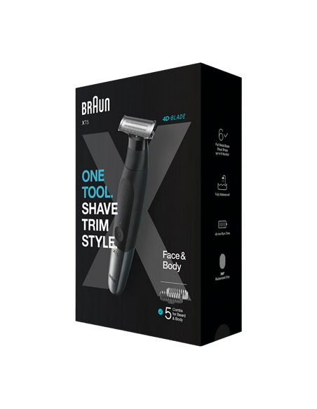Мужской Триммер Braun Series X XT5100, Чёрный