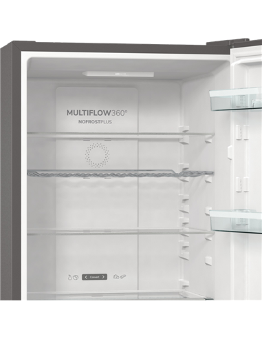 Холодильник Gorenje NRK619CA2XL4, Нержавеющая сталь