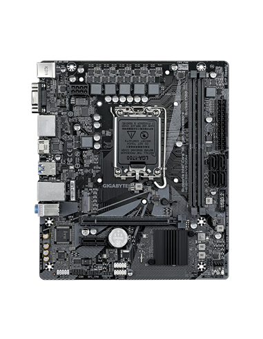 Материнская плата Gigabyte H610M S2H V3 DDR4, LGA1700, Intel H610, Micro-ATX