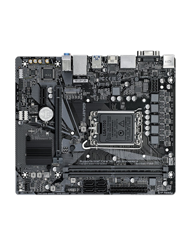 Материнская плата Gigabyte H610M S2H V3 DDR4, LGA1700, Intel H610, Micro-ATX