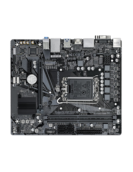 Материнская плата Gigabyte H610M S2H V3 DDR4, LGA1700, Intel H610, Micro-ATX