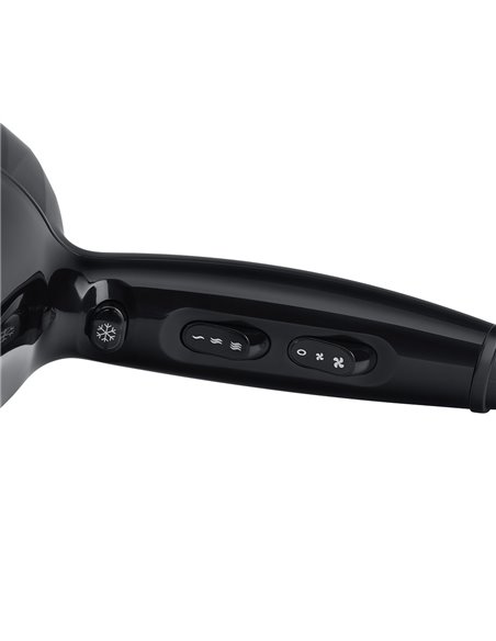 Uscător de păr Polaris PHD 2256Ti, 2200 W, Negru