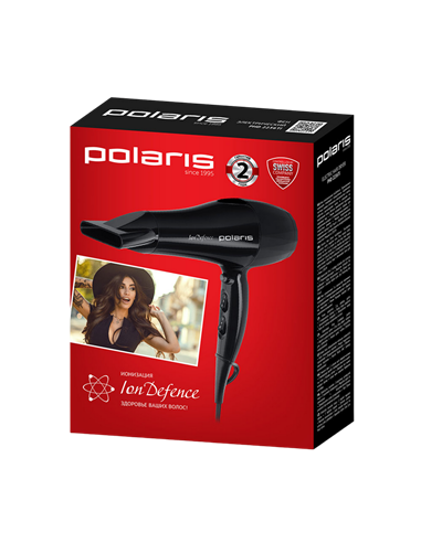 Фен Polaris PHD 2256Ti, 2200 Вт, Чёрный