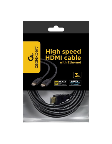 Видео кабель Gembird CC-HDMI4-15, HDMI (M) - HDMI (M), 4,5м, Чёрный