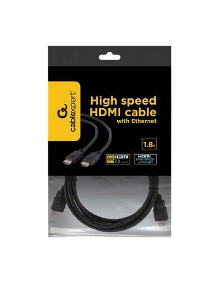Gembird CC-HDMI4-6, HDMI (M) - HDMI (M), 1,8m, Negru