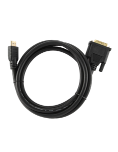 Cablu Video Cablexpert CC-HDMI-DVI-10, HDMI (M) - DVI-I (M), 3m, Negru 2