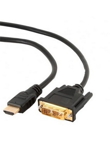 Cablu Video Cablexpert CC-HDMI-DVI-10, HDMI (M) - DVI-I (M), 3m, Negru