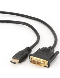 Cablu Video Cablexpert CC-HDMI-DVI-15, HDMI (M) - DVI-I (M), 4,5m, Negru 2