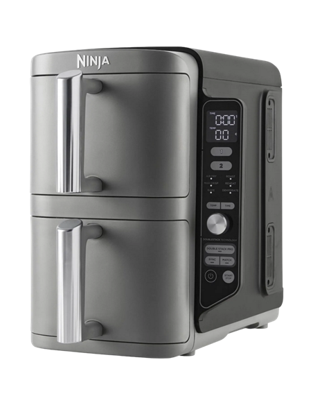 Friteuză cu aer cald Ninja Double Stack XL SL400EUWH, Alb Friteuză cu aer cald Ninja Double Stack XL SL400EUWH, Alb