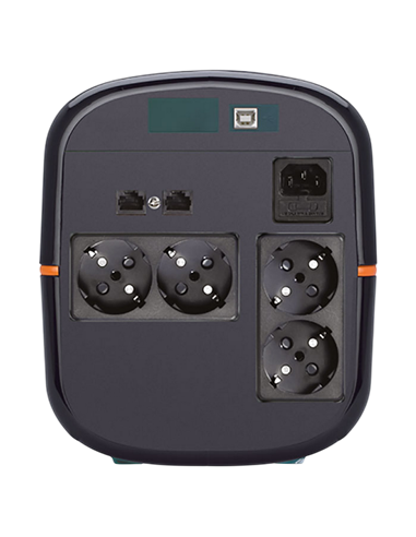 UPS Tuncmatik Digitech Pro 1000VA/600W Line-interactive, LCD Panell, AVR, USB-B, RJ45, 4xSchuko