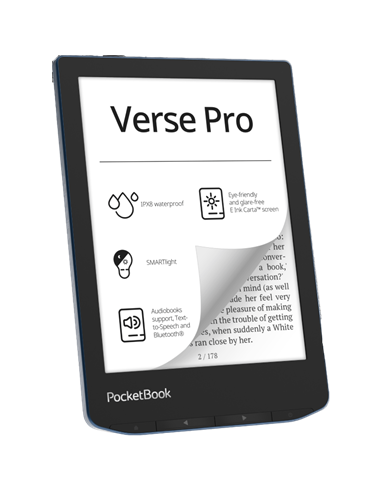 eBook Reader PocketBook Verse PRO 634, Azur
