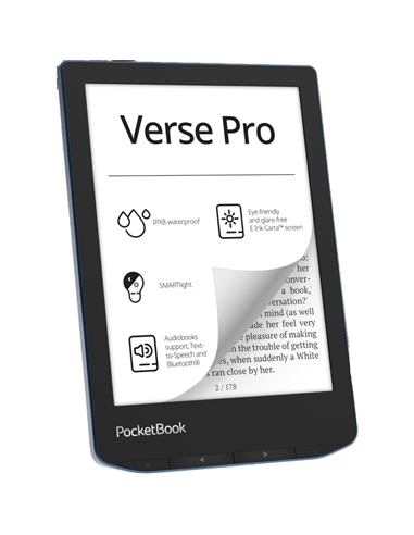 eBook Reader PocketBook Verse PRO 634, Azur
