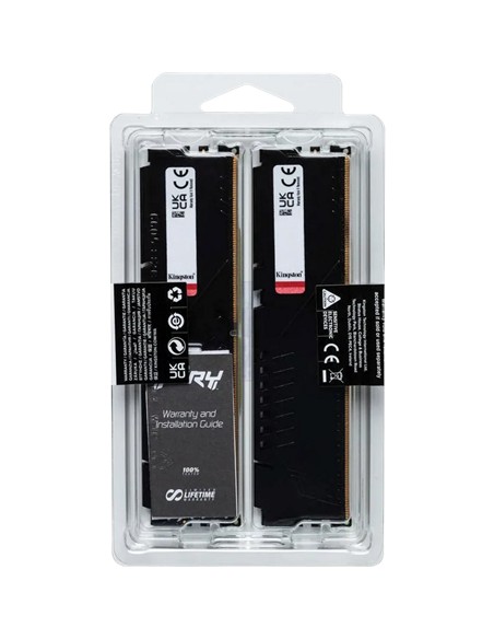 Оперативная память Kingston FURY Beast, DDR5 SDRAM, 6000 МГц, 32 Гб, KF560C30BBEK2-32