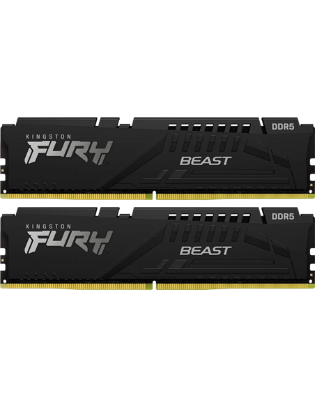 Оперативная память Kingston FURY Beast, DDR5 SDRAM, 6000 МГц, 32 Гб, KF560C30BBEK2-32