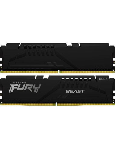 Оперативная память Kingston FURY Beast, DDR5 SDRAM, 6000 МГц, 32 Гб, KF560C30BBEK2-32
