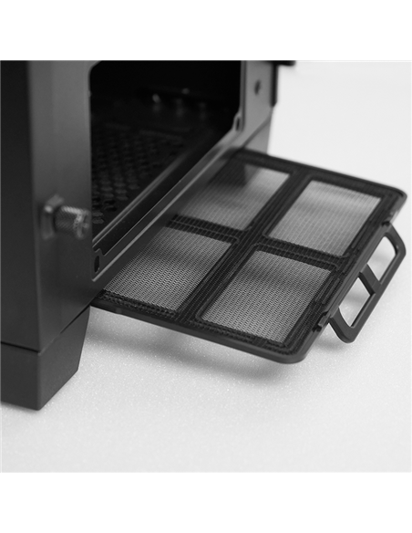 Carcasă PC Chieftec GA-01B-TG-OP, Midi-Tower, Fără PSU, Negru