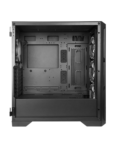 Carcasă PC Chieftec GA-01B-TG-OP, Midi-Tower, Fără PSU, Negru