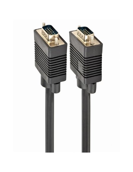 Cablu Video Cablexpert CC-PPVGA-15M-B, VGA D-Sub (M) - VGA D-Sub (M), 15m, Negru
