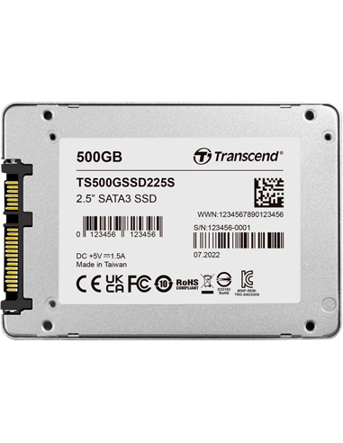 Unitate SSD Transcend 225S, 500GB, TS500GSSD225S