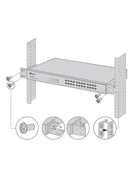 Kit de montare pe rack TP-Link RackMount Kit-13 Kit de montare pe rack TP-Link RackMount Kit-13