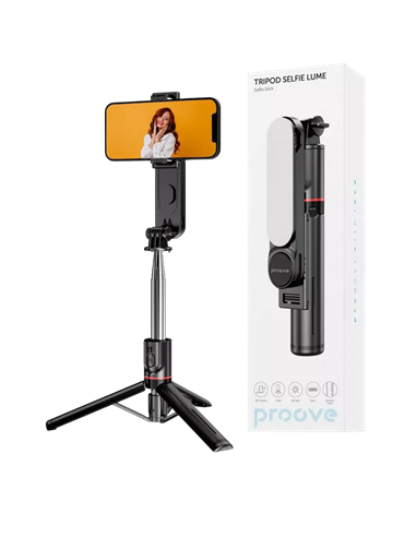 Selfie Stick Proove Selfie Lume, Negru