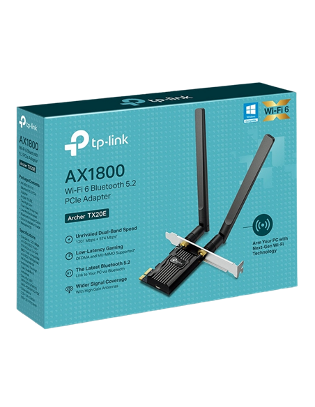 Сетевой адаптер PCIe TP-LINK Archer TX20E, PCI-E