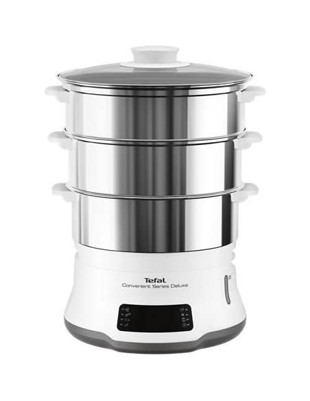 Aparat de gătit cu aburi Tefal VC502D10, Alb
