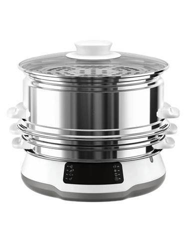 Aparat de gătit cu aburi Tefal VC502D10, Alb