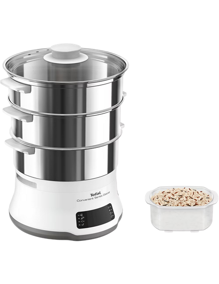 Aparat de gătit cu aburi Tefal VC502D10, Alb