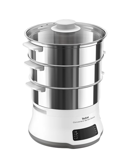 Aparat de gătit cu aburi Tefal VC502D10, Alb