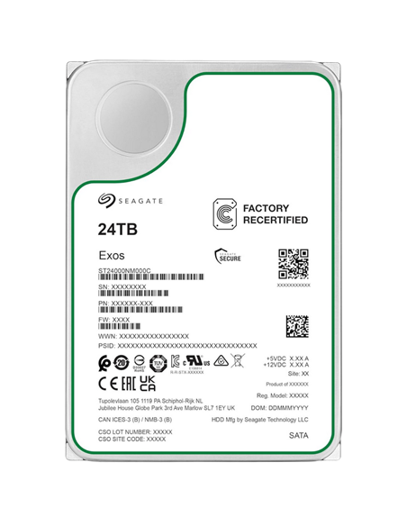 Unitate HDD Seagate Exos, 3.5", 24 TB ST24000NM000C-FR