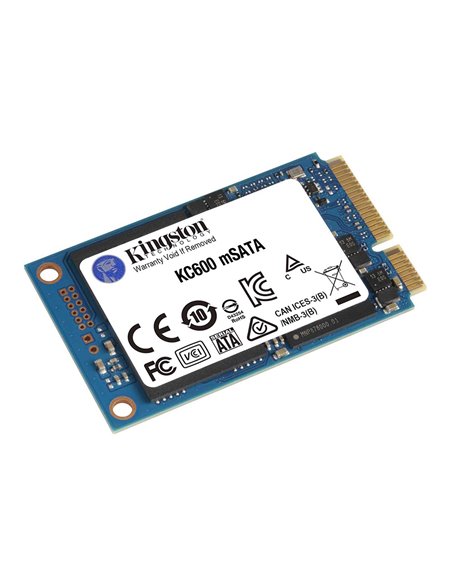 Накопитель SSD Kingston KC600, 512Гб, SKC600MS/512G