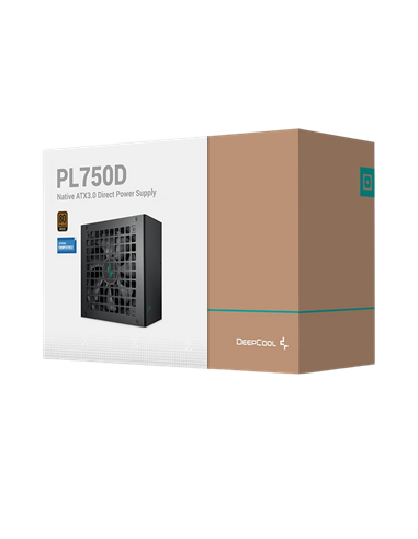 Блок питания для компьютеров Deepcool PL750D, 750Вт, ATX, Немодульный