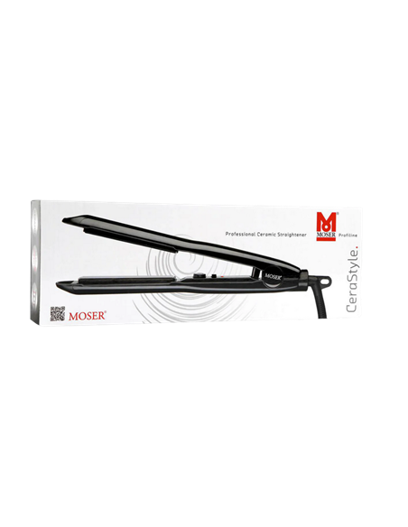 Placă de îndreptat părul Moser Cera Style 4417-0050, Negru