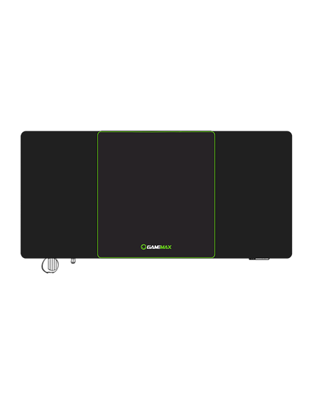 Игровой стол Gamemax D160-Black-EC, Чёрный