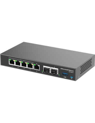 Router VPN Grandstream GCC6010, Negru