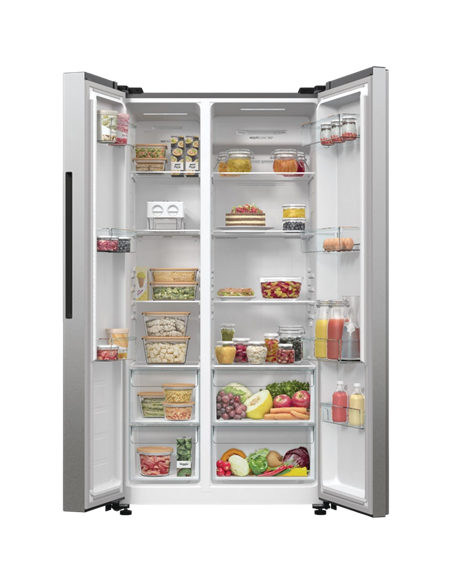 Холодильник Gorenje NRR9185EAXL, Нержавеющая сталь