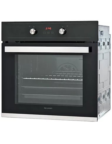 Электрический духовой шкаф Sharp K60V19BQMEU, Чёрный
